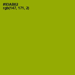 #93AB02 - Citron Color Image