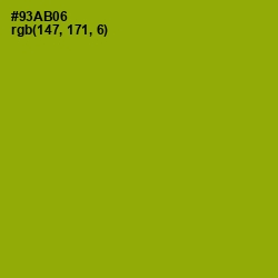 #93AB06 - Citron Color Image