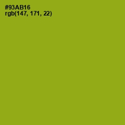 #93AB16 - Citron Color Image