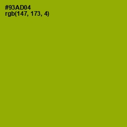 #93AD04 - Citron Color Image