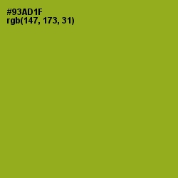 #93AD1F - Citron Color Image