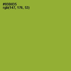 #93B035 - Sushi Color Image