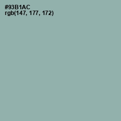 #93B1AC - Summer Green Color Image