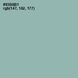 #93B6B1 - Summer Green Color Image