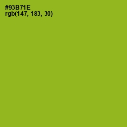 #93B71E - Citron Color Image