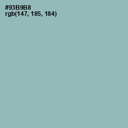 #93B9B8 - Summer Green Color Image