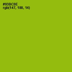 #93BC0E - Citron Color Image