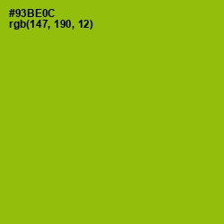 #93BE0C - Citron Color Image