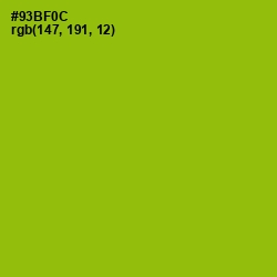 #93BF0C - Citron Color Image