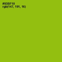 #93BF10 - Citron Color Image