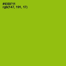 #93BF11 - Citron Color Image