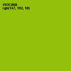 #93C00A - Pistachio Color Image