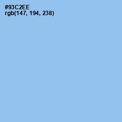 #93C2EE - Cornflower Color Image