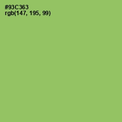 #93C363 - Celery Color Image