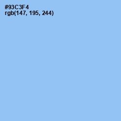 #93C3F4 - Cornflower Color Image