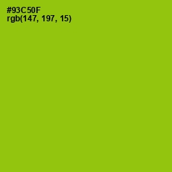 #93C50F - Pistachio Color Image