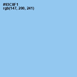 #93C8F1 - Cornflower Color Image