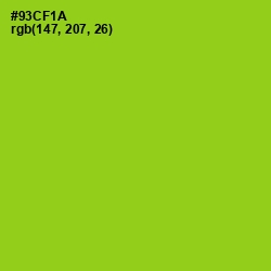 #93CF1A - Pistachio Color Image