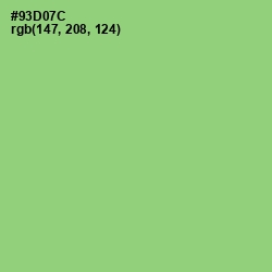 #93D07C - Wild Willow Color Image
