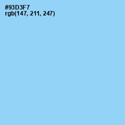 #93D3F7 - Cornflower Color Image