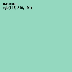 #93D8BF - Algae Green Color Image