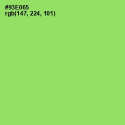 #93E065 - Conifer Color Image