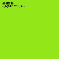 #93E718 - Inch Worm Color Image