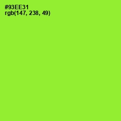 #93EE31 - Green Yellow Color Image