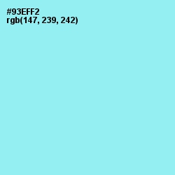 #93EFF2 - Anakiwa Color Image