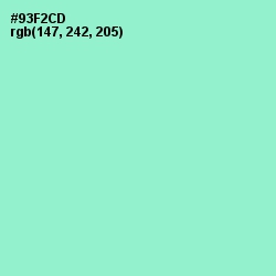 #93F2CD - Riptide Color Image