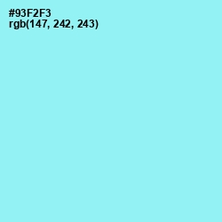 #93F2F3 - Anakiwa Color Image