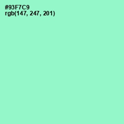 #93F7C9 - Riptide Color Image