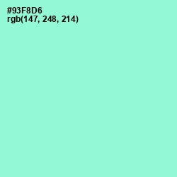 #93F8D6 - Riptide Color Image