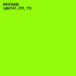 #93FB0B - Inch Worm Color Image