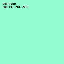 #93FBD0 - Riptide Color Image
