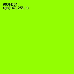 #93FD01 - Inch Worm Color Image