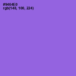#9464E0 - Medium Purple Color Image
