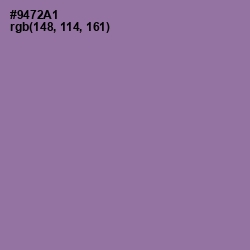 #9472A1 - Wisteria Color Image
