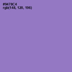 #9478C4 - Lilac Bush Color Image