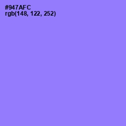 #947AFC - Medium Purple Color Image