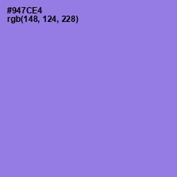 #947CE4 - Medium Purple Color Image