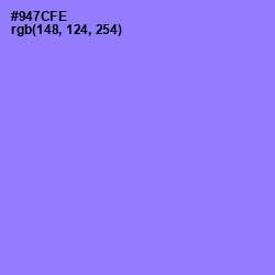 #947CFE - Medium Purple Color Image