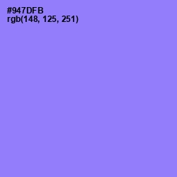 #947DFB - Medium Purple Color Image