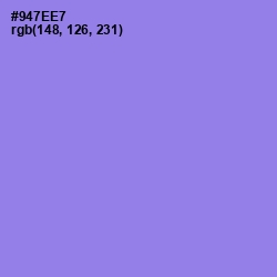 #947EE7 - Medium Purple Color Image