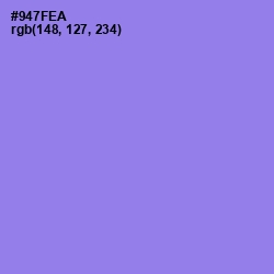 #947FEA - Medium Purple Color Image