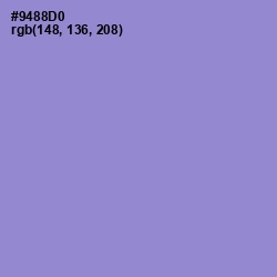 #9488D0 - Blue Bell Color Image