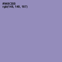 #948CBB - Bali Hai Color Image