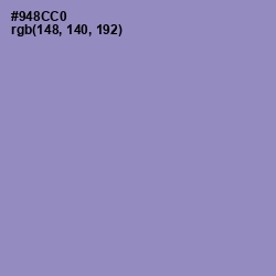 #948CC0 - Blue Bell Color Image