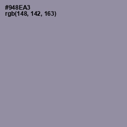 #948EA3 - Manatee Color Image
