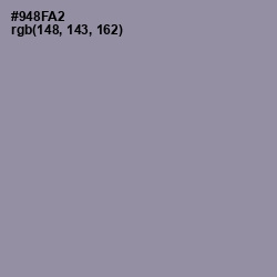 #948FA2 - Manatee Color Image